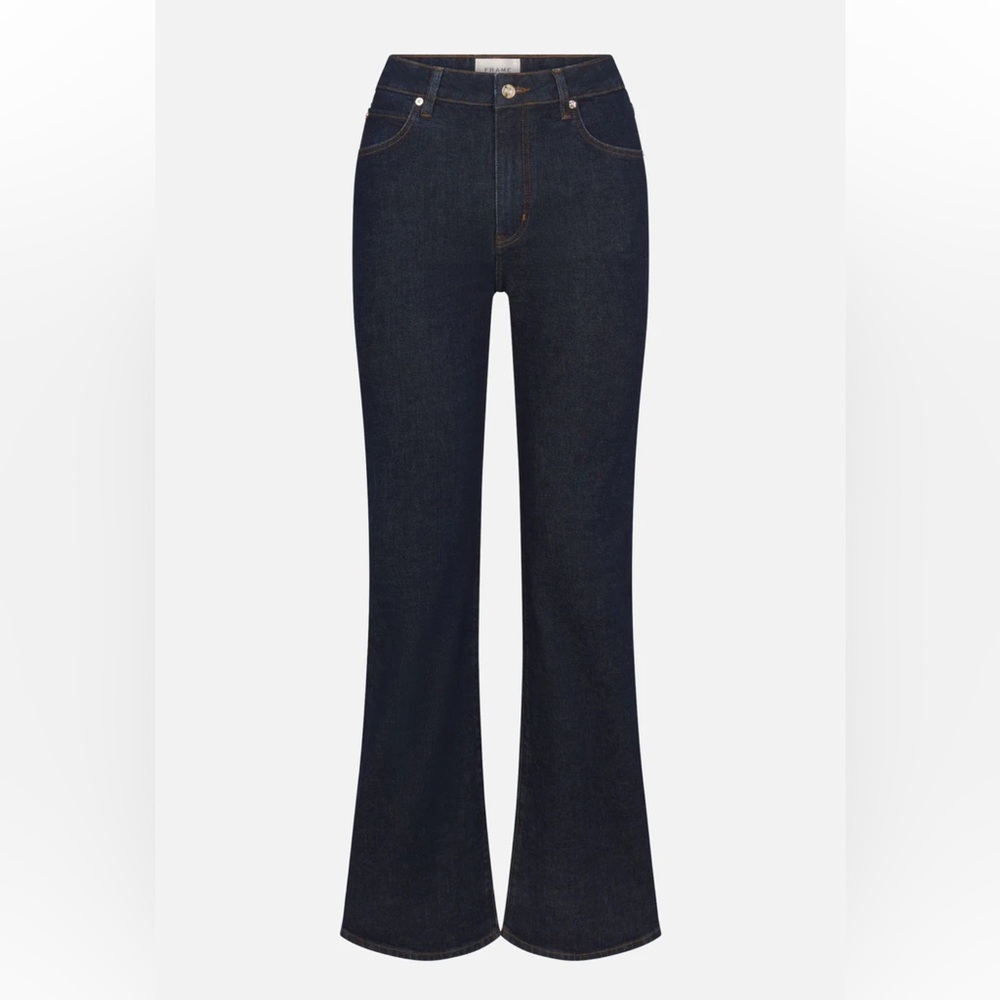 FRAME The Arrow High Rise Bootcut Jeans 26 Long 33” Inseam NWT Dark Wash